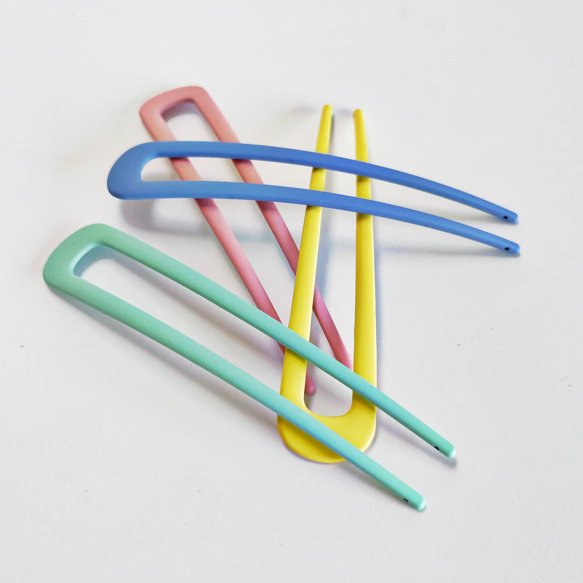 “Sunny” French Hair Pins - Pastels
