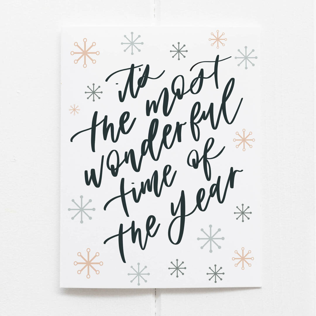 &quot;Most Wonderful Time Of The Year&quot; Card