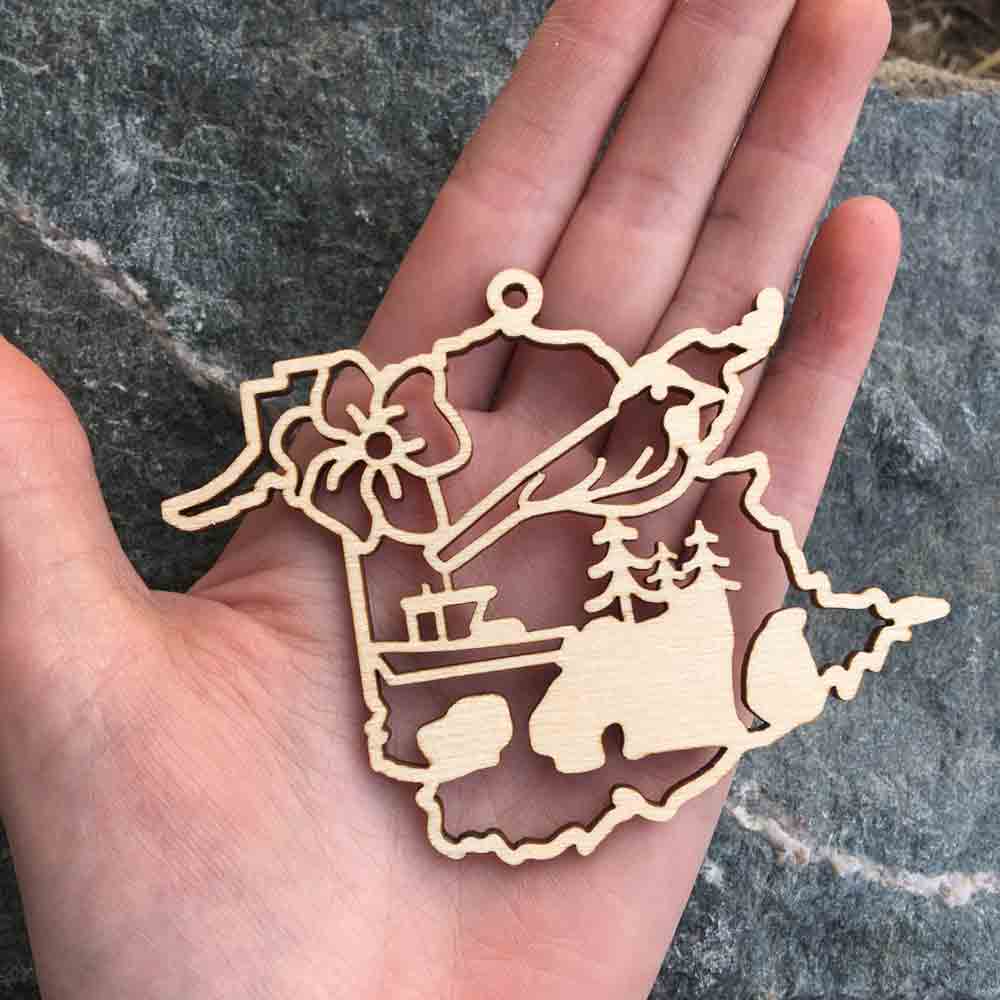 Oh Canada Province Ornaments