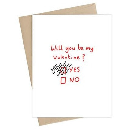 "Will You Be My Valentine?" Card