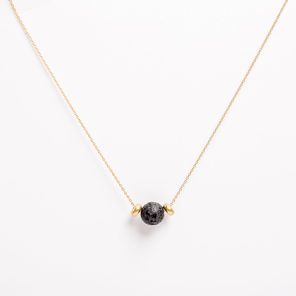 Midnight Lava” Aromatherapy Oil Diffuser Necklace Cinder Sage