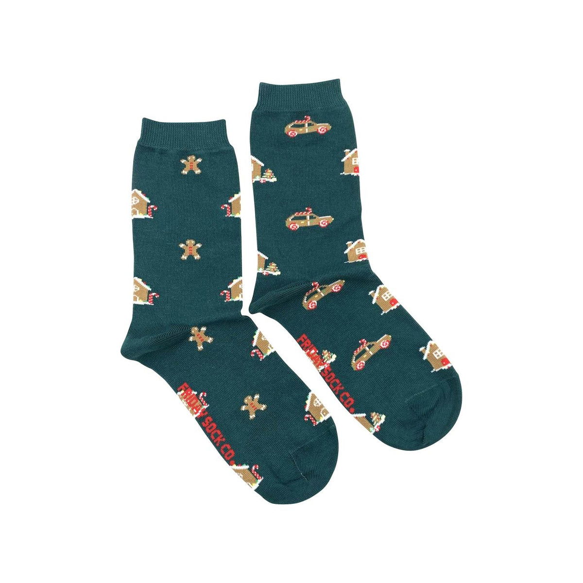 Christmas Socks - WOMEN&#39;S - Gingerbread House